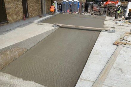 Concrete Base Slab and Yard Improvements, Leigh on Sea