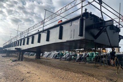 Picture46 Pontoon Concrete and Screeding, Southampton Docks - Amicus Civil Engineering Ltd
